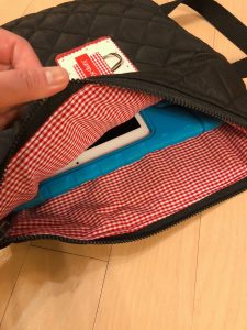 タブレットを入れても余裕があります